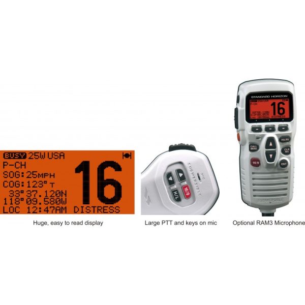 Radio Marino VHF Base/Móvil Explorer GX-1600 - Standard Horizon - Image 3