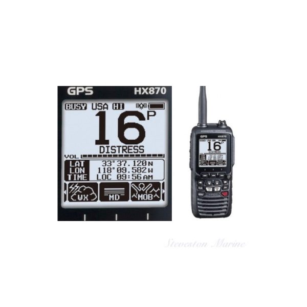 Radio Marino VHF Portátil HX-870 - Standard Horizon - Image 2